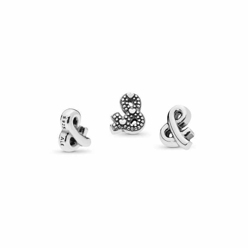 Pandora Ampersand Sign Petite Locket Charm Silver Egypt MZ2758960